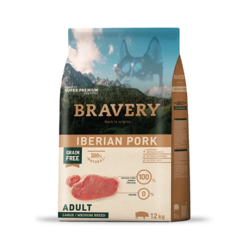 BRAVERY IBERIAN PORK ADULT MEDIUM /LARGE