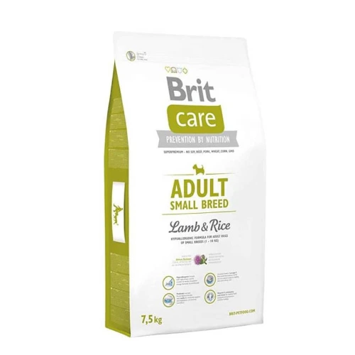 BRIT CARE HIPOALERGENICO ADULTO RAZA PEQUEÑA CORDERO