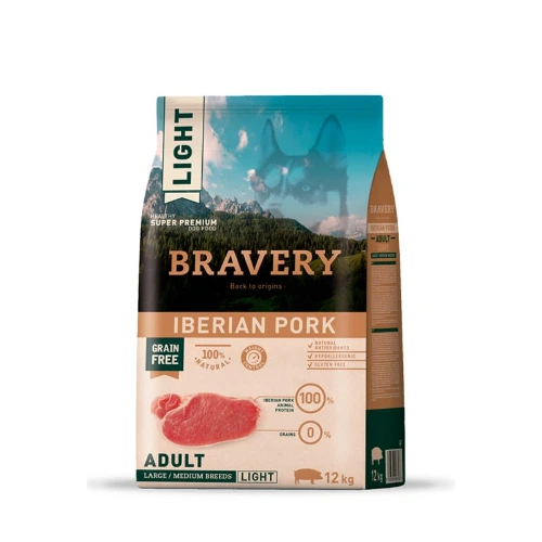 BRAVERY LIGHT IBERIAN PORK ADULT MEDIUM/LARGE